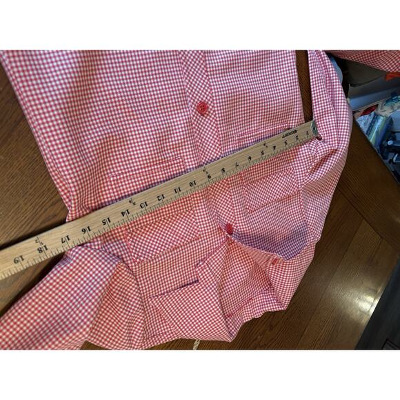 Vtg Saks Fifth Avenue Albert Nipon Red Gingham Picnic Dress & Blazer Plaid Sz M - Picture 8 of 14